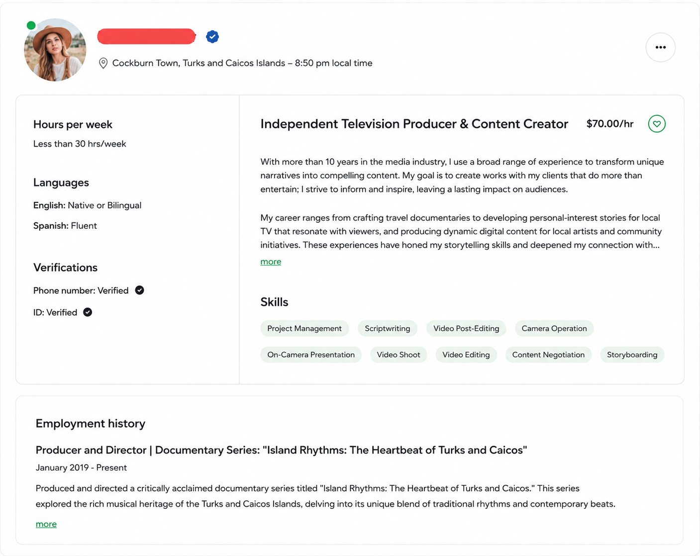 Upwork Proof 2