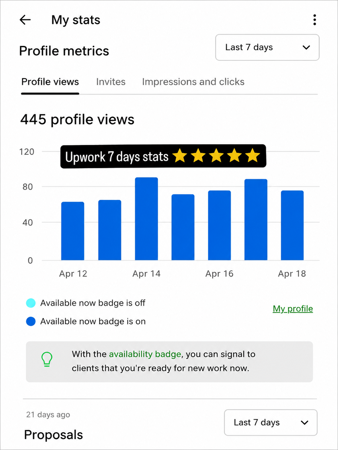 Upwork Proof 3