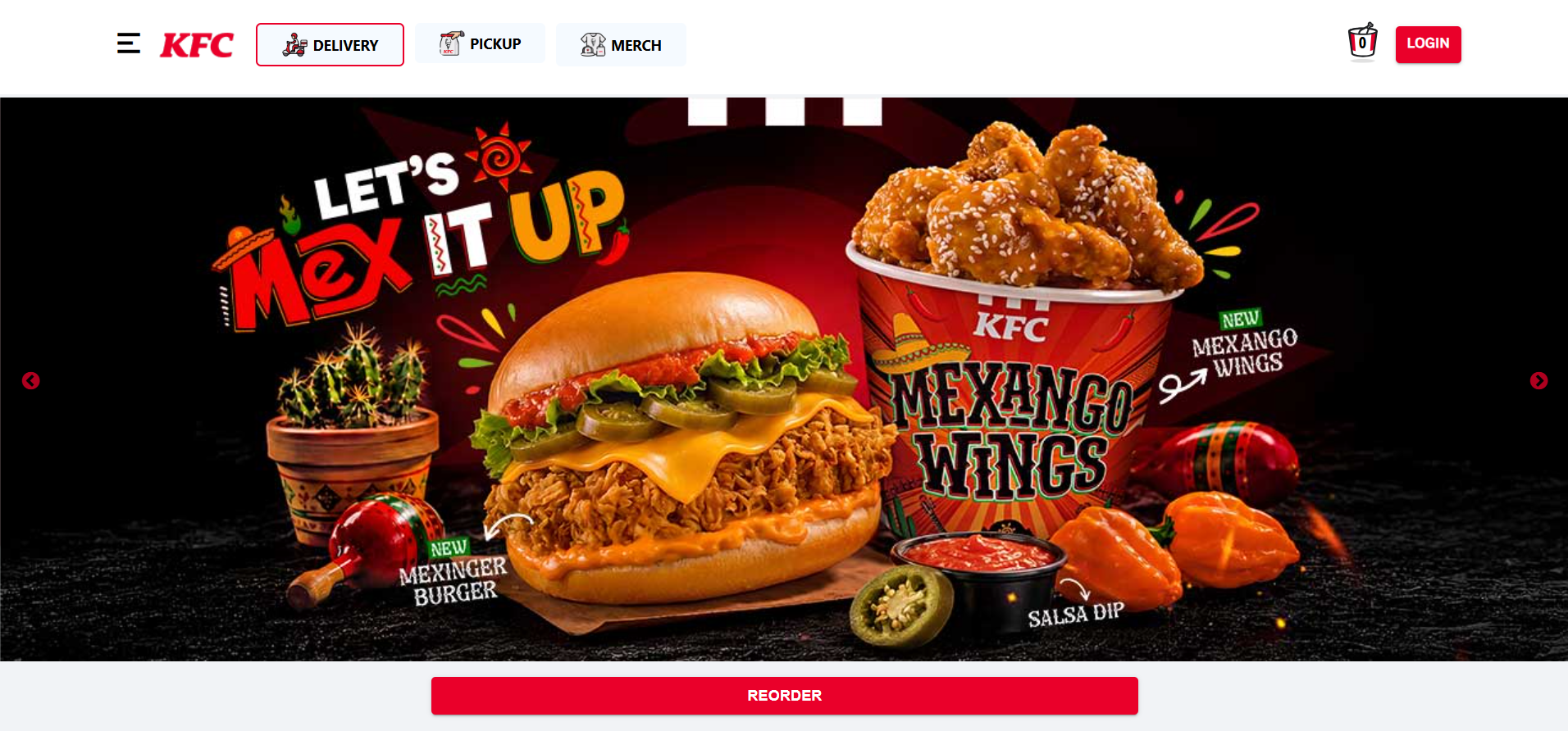 KFC Ordering App